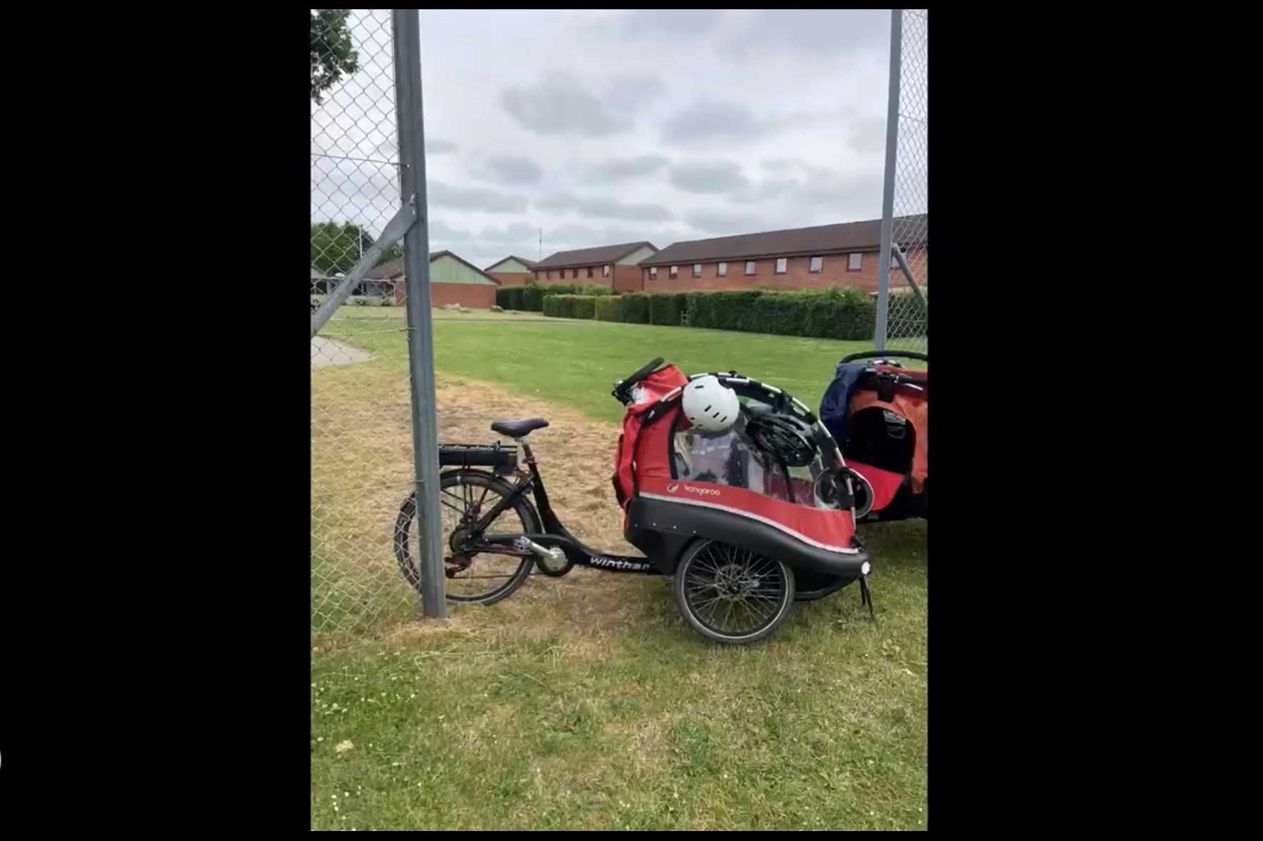 Cyklen Er Pakket Til Udflugt